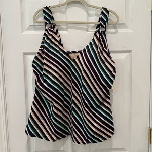 KONA SOL Plus Size Tankini Top